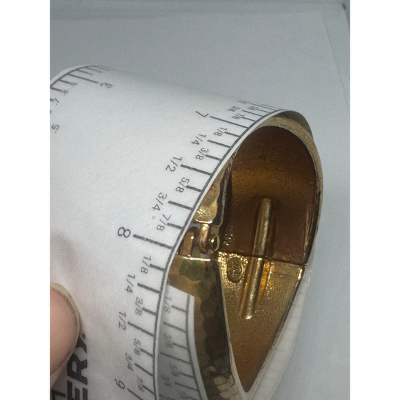 Vintage Art Deco Style Premier Designs Hinged Bangle Bracelet - Picture 7 of 8